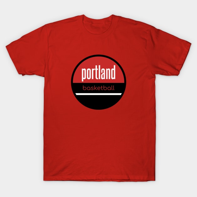 portland basketball T-Shirt by BVHstudio